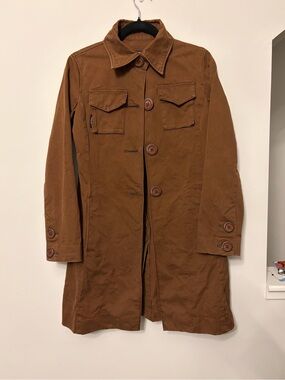 Hysteric glamour Brown vintage Long Button Coat